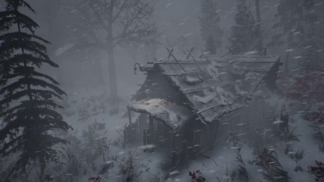 Звуки кружащегося ветра и свирепая метель | Резкий снегопад и экстремальный зимний ветер для учебы смотреть онлайн