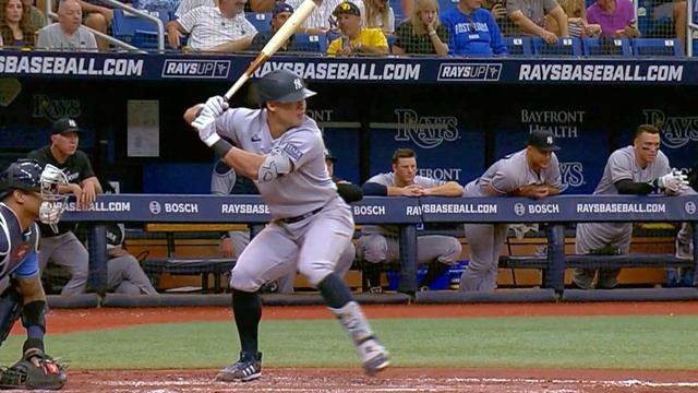 Anthony Volpe Slow Motion Home Run Baseball Swing Hitting Mechanics Instruction Batting Stance Hit смотреть онлайн