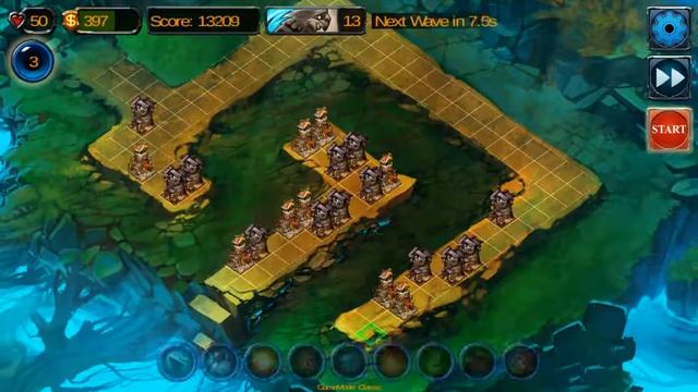 Element Tower Defense android gameplay смотреть онлайн