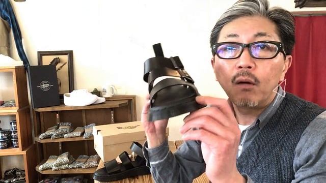 レザーサンダルの最高峰！　ドクターマーチン 　Dr.Martens 　GRYPHON STRAP SANDAL 　グリフォンストラップサンダル смотреть онлайн
