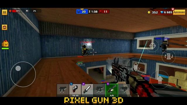 PGA-05 Тощее касание в Pixel gun 3D {review} (#317) смотреть онлайн