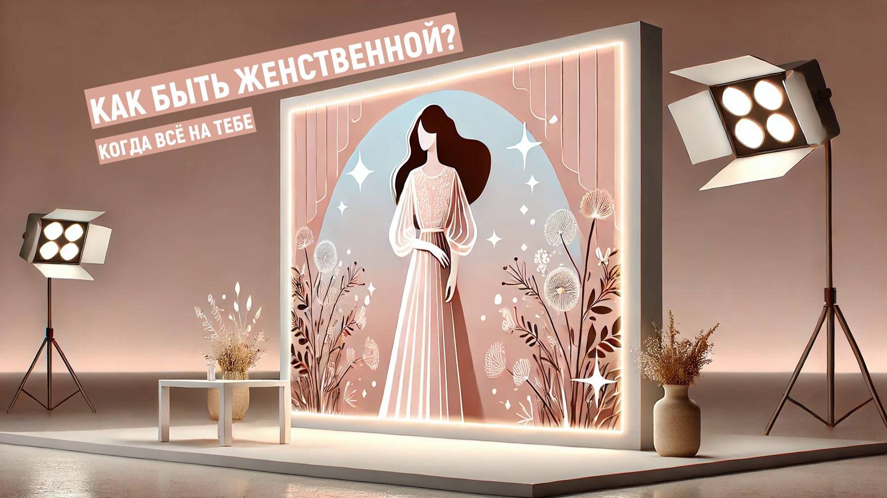 Как быть женственной, когда всё на тебе?