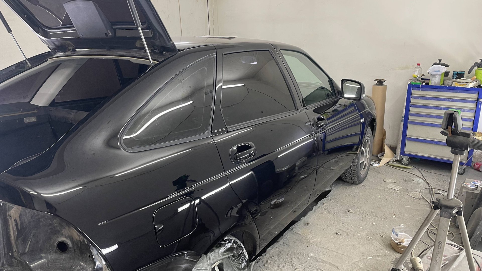 ПОКРАСКА АВТО. КРАСИМ ПРИОРУ. смотреть онлайн