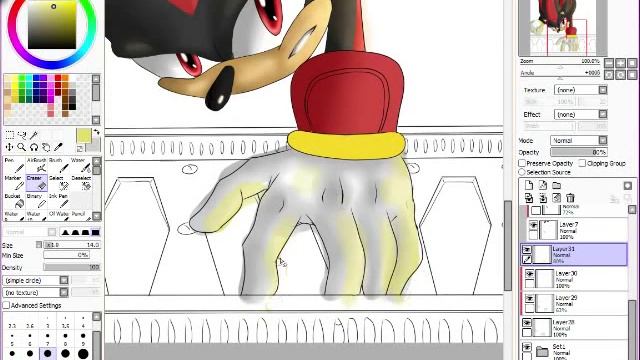 Shadow Paint Tool Sai Speedpaint смотреть онлайн