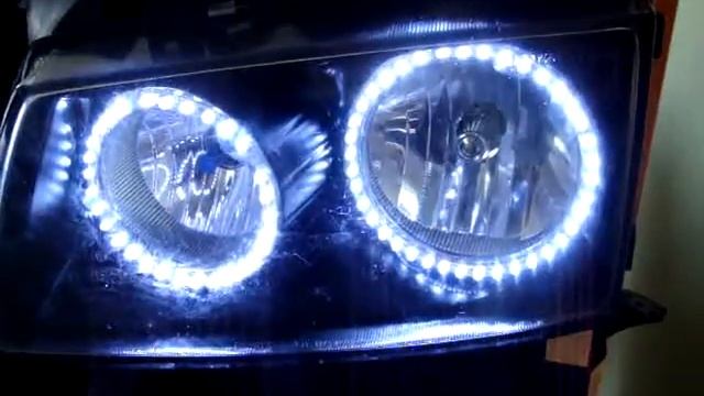 VW Transporter T4 - tuning lamp przód смотреть онлайн