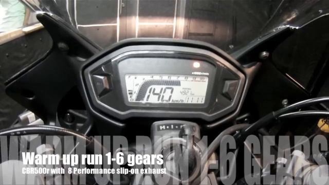 CBR500r Dyno смотреть онлайн
