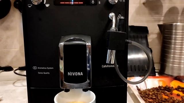 Кофемашина Nivona 520 на табло сигнал нет зёрен засыпьте кофе смотреть онлайн