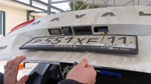 Замена лампочек в осветителе номера на Haval Jolion