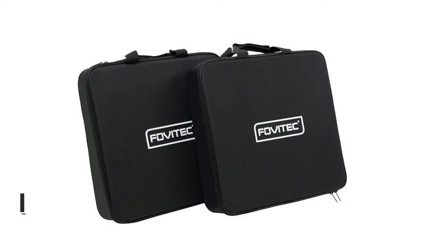Fovitec StudioPRO - 2x Bi-Colour 600 LED Panel Kit with Stands, Barndoors & Carrying Case смотреть онлайн