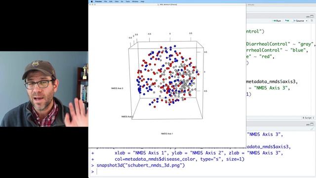 Creating a 3D scatter plot in R so you can see the third dimension (CC083) смотреть онлайн