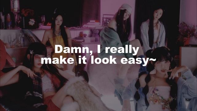 LE SSERAFIM (르세라핌) - EASY  Easy Lyrics