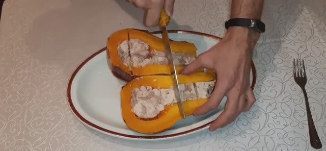 Курица в тыкве смотреть онлайн