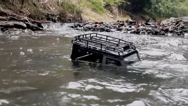 1/12 Off-road RC | Land Rover Defender D90 | RC Car MN99s | Trails Riverside смотреть онлайн