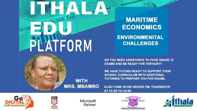 Ithala Edu Platform - Grade 12 Maritime Economics - Environmental Challenges смотреть онлайн
