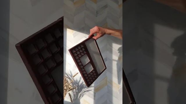 Стильная палитра для акварели Art Modernista. Крепкие магниты, натуральное дерево
