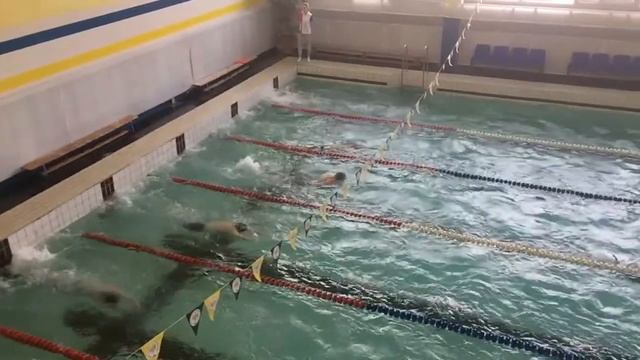 Плавание 100м ПОВОРОТ - 13 заплыв 2 поворот - 15-18 марта 2018 Калуга смотреть онлайн