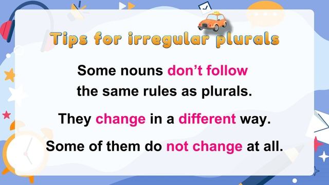 2. Plural Nouns | Basic English Grammar for Kids | Grammar Tips смотреть онлайн