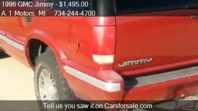 1996 GMC Jimmy SL 4-Door 4WD for sale in Monroe, MI 48162 at смотреть онлайн
