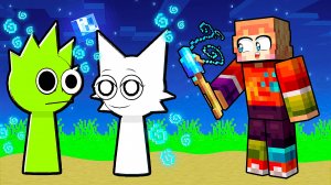 Я ПРИЗВАЛ ДЕТЕЙ СПРАНКИ В СВОЙ МИР В МАЙНКРАФТ! СПРУНКИ ПЧОЛА SPRUNKI INCREDIBOX MINECRAFT