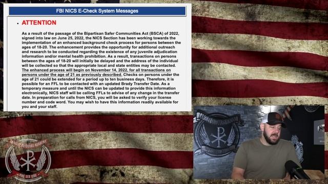ALERT! ATF & FBI declare ALL 18-20 year olds REQUIRE mandatory waiting periods... NATIONWIDE смотреть онлайн