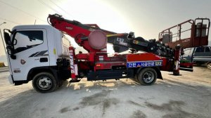 Автовышка NOVAS SKY 350QL 2014г. Осмотр на станции дилера перед покупкой