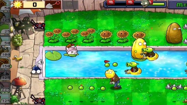 Plants vs Zombies Растения против Зомби Мини - игра смотреть онлайн