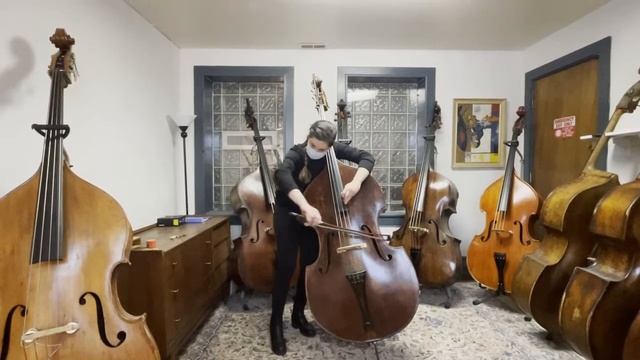 Hungarian Bass Circa 1860 Three Octave Scale смотреть онлайн