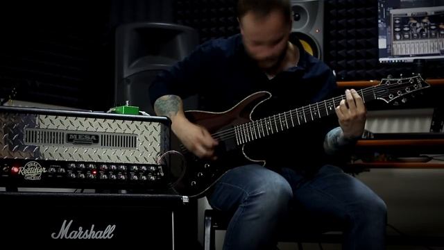 Mesa Dual Rectifier vs AMT Electronics R2 - 7 String Metal Test смотреть онлайн