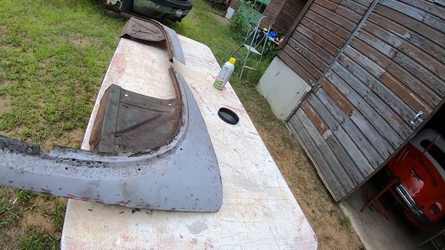 Choppin' and weldin' on Emma's 50 Buick truck смотреть онлайн