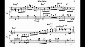 A Time for Love - Beegie Adair piano solo transcription