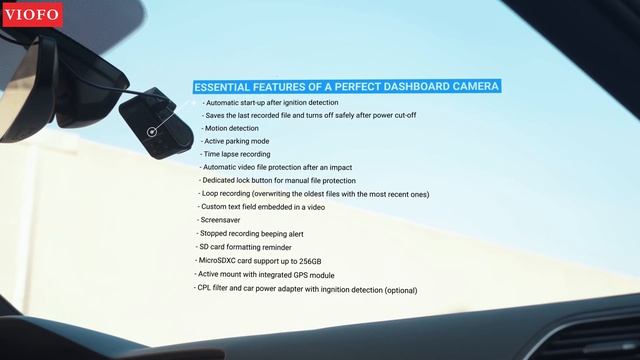 Viofo A119V3 QuadHD+ 1600P Car Dash Camera смотреть онлайн