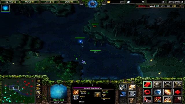 DotA LoD 6.85i - 3 VS 5 HARD-GAME| DotA Matchmaking | Full Match смотреть онлайн