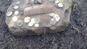 ПОКА РЕКОРД ЭТОГО СЕЗОНА!!!БОГАТЫЙ ФУНДАМЕНТ ШУРФИМ В ЖАРУ!!!ШУРФ С Garrett Apex