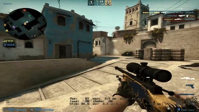 BHOP+Много киллов с AWP)))Нарезка №2 смотреть онлайн