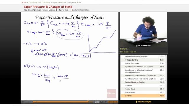 Vapor Pressure & Change of State Example | AP Chemistry смотреть онлайн