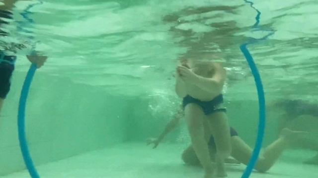 проплывание под водой в обруч смотреть онлайн