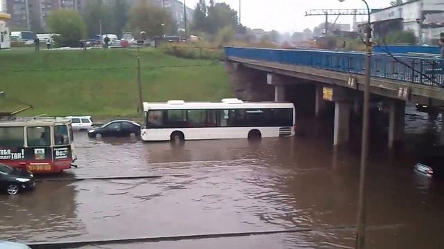 После ливня 02.08.13 в Череповце смотреть онлайн