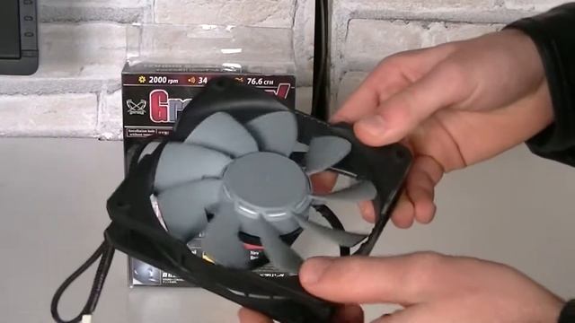 Scythe Grand Flex 120 Fan Unboxing смотреть онлайн