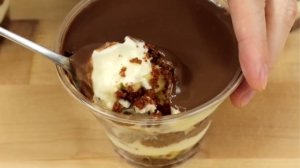 ТРАЙФЛ с кремом  Пломбир!