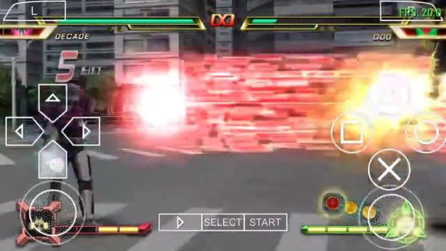 [GAMEPLAY] KAMEN RIDER CLIMAX HEROES FOURZE PPSSPP | DECADE VS OOO | #3 смотреть онлайн