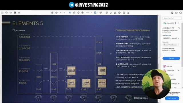 Регистрация -ELEMENTS5 Пассивный доход до 416 % годовых Обзор и отзывы смотреть онлайн