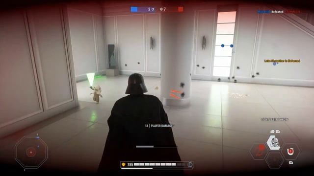 Star Wars Battlefront 2 (PC)- Darth Vader Kenobi Series Gameplay + Audio from the Show | 2 HvV Game смотреть онлайн