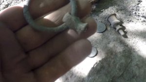 180 МОНЕТ И ЗОЛОТОЙ ПЯТАК С ЭТОГО ФУНДАМЕНТА!!ШУРФ ФУНДАМЕНТОВ!!ПЯТАК ЕКАТЕРИНЫ!!ШУРФ С Garrett Apex