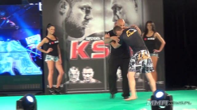 Ben Lagman na media treningu KSW 24 смотреть онлайн