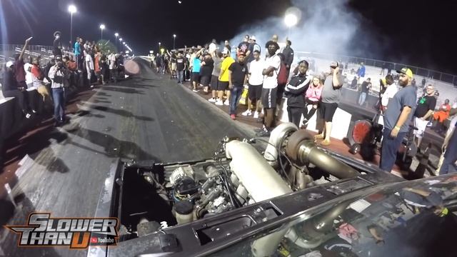 Testing 50/50 Methanol Mix in My Stock Bottom End Turbo LS at Big Jake's Southern N/T Nationals III смотреть онлайн