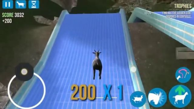 Goat Simulator | Goatville all trophy locations. (Android & iOS) смотреть онлайн