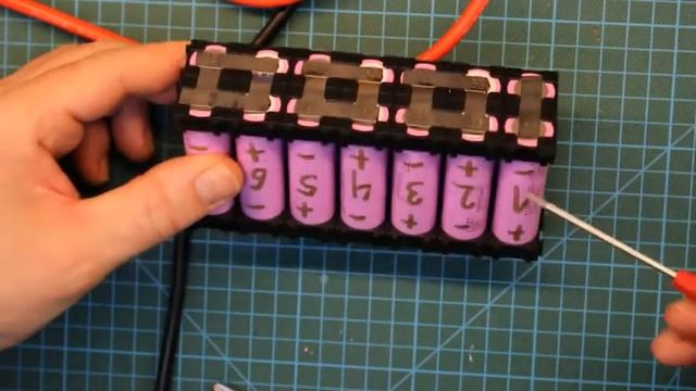 Building a 7s2p lithium battery Pack смотреть онлайн