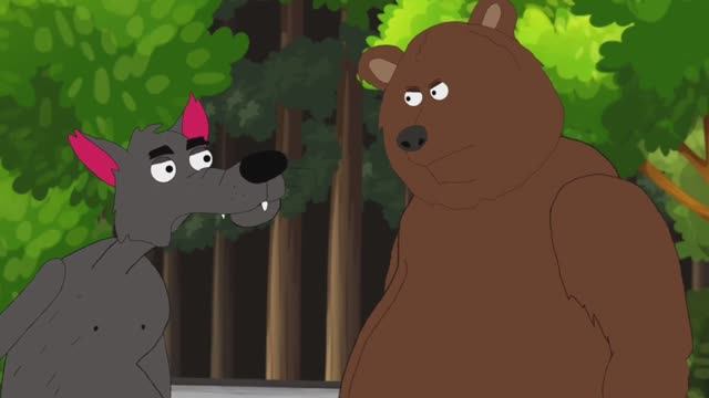 Смешная история Анекдот. Как заяц стал криминальным в лесу. Мультанекдот смотреть онлайн