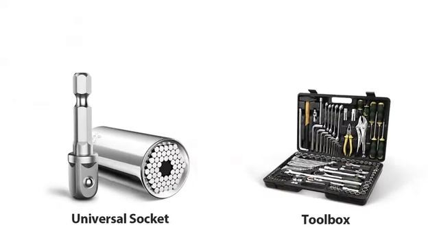 Universal Super Socket Tool Super Grip Socket Power Drill Adapter Cool Gadgets-Link In Description