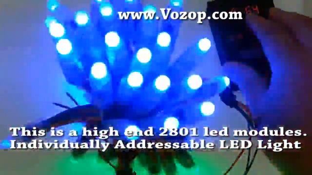 5V 50 Nodes WS2801 RGB LED Pixel Module String Light Waterproof смотреть онлайн